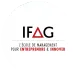 Logo “IFAG École de management”.