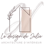 Logo “Le design de Julie – Architecture d’intérieur”.