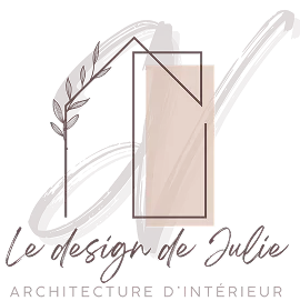 Logo “Le design de Julie – Architecture d’intérieur”.